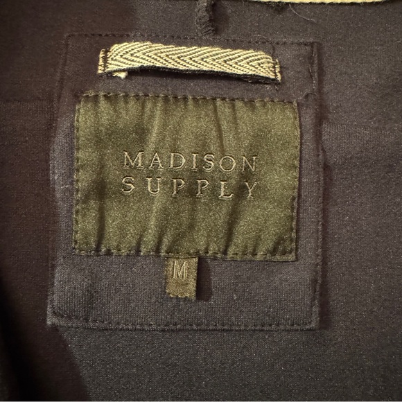 Men’s Navy Blue Madison Supply Dual Zipper Jacket - Medium - Picture 3 of 12
